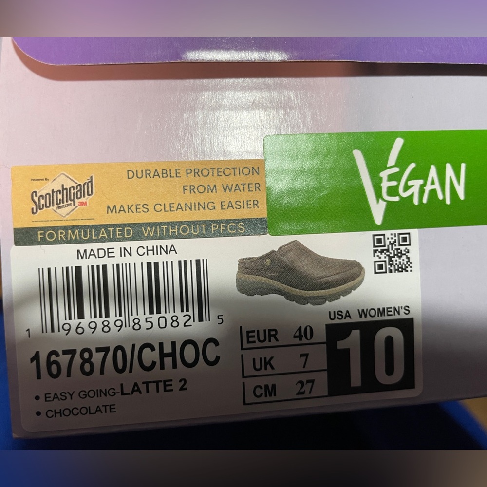 NWT SIZE 10 Skechers Relaxed Fit Easy Going Latte 2 Womens Clogs 167870 - Picture 6 of 6